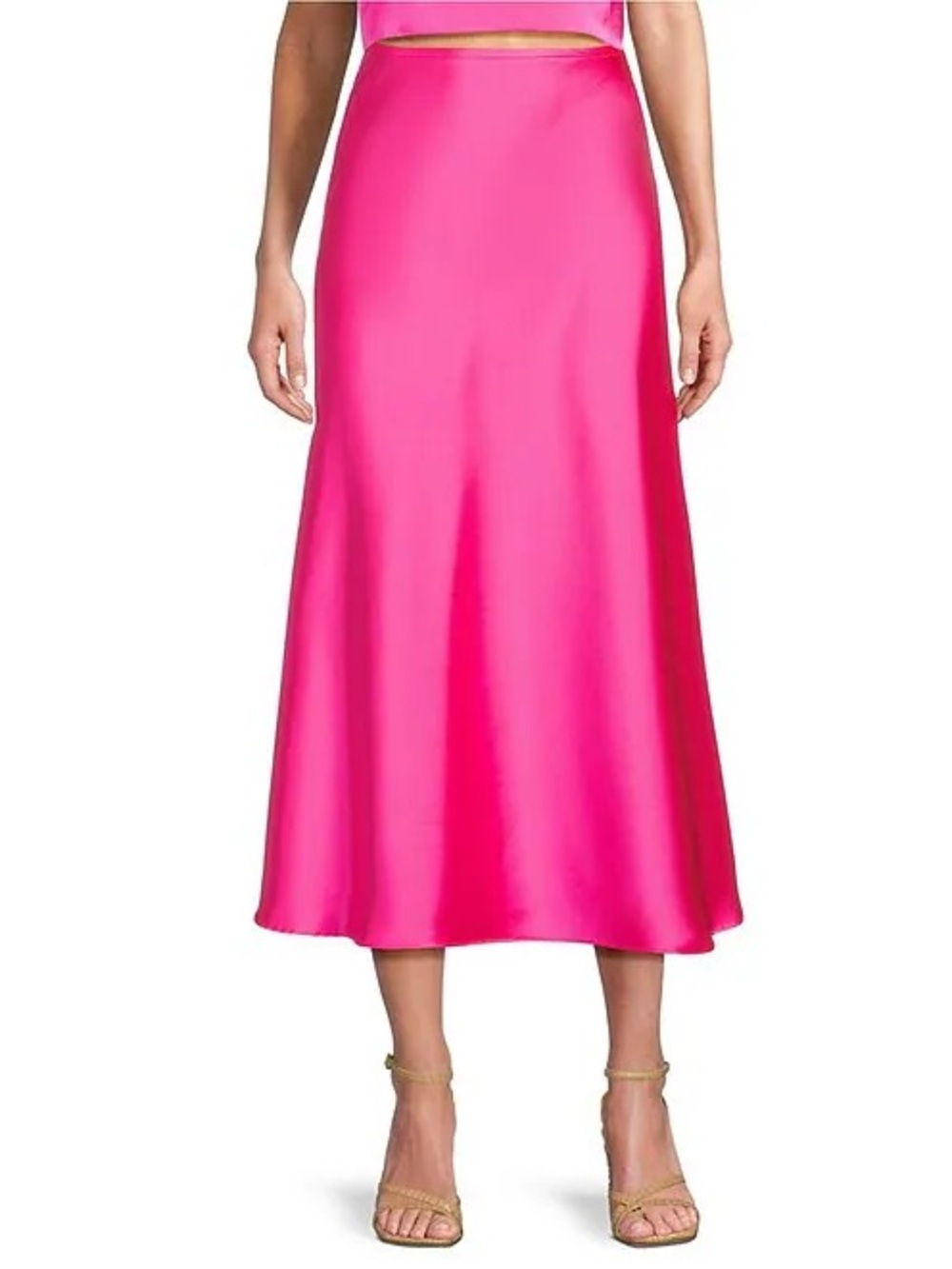 NWT Antonio Melani Blakely Coordinating A-line Satin Skirt